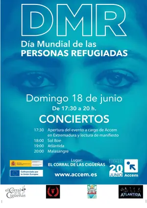 Cartel de DMR en El Corral de las Cigüeñas