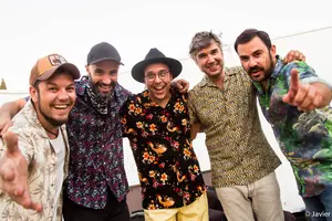Cartel de Javato y Los Disfrutones en El Corral de las Cigüeñas