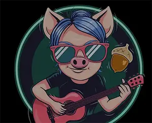 Cartel de Mangurrina Guarrina en El Corral de las Cigüeñas