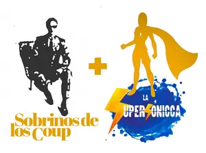 Cartel de Supersónica + Sobrinos Coup en El Corral de las Cigüeñas