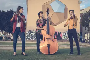 Cartel de Vandalia Trio en El Corral de las Cigüeñas