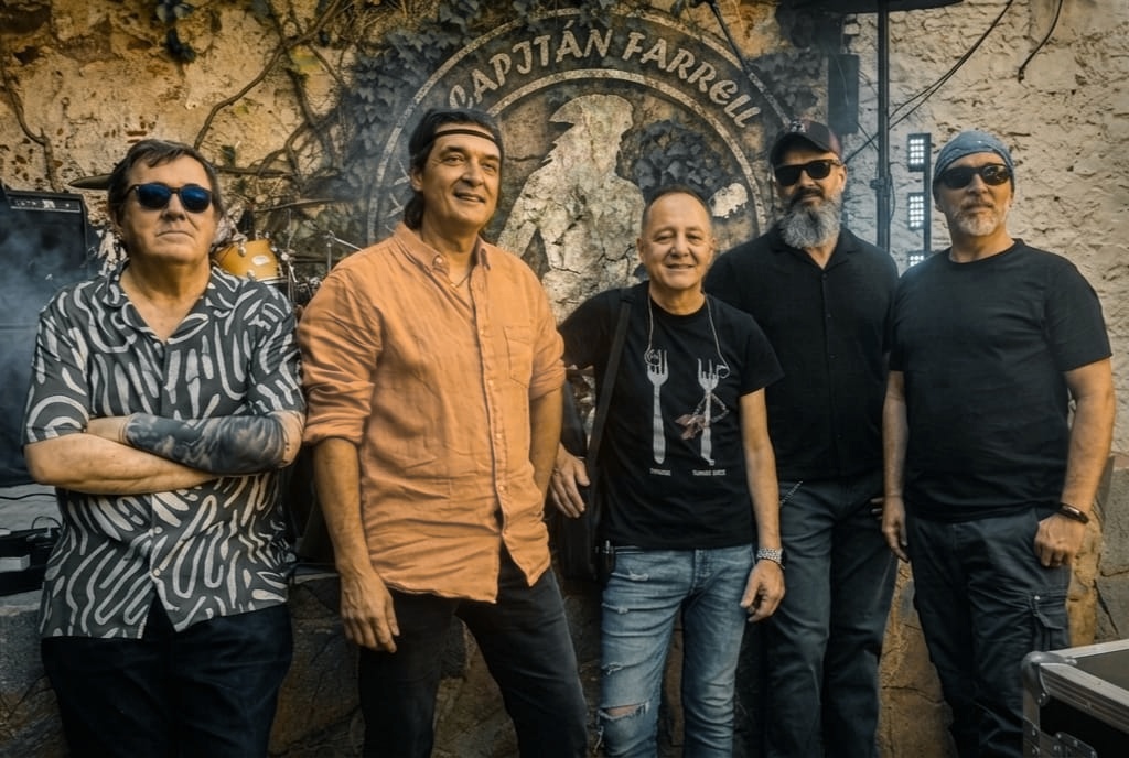 Cartel del concierto de Capitán Farrell en El Corral de las Cigüeñas, sábado 14 de noviembre a las 18:00