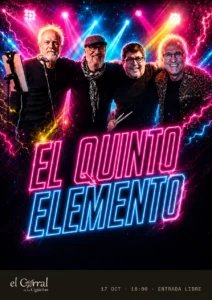 Cartel de El Quinto Elemento en El Corral de las Cigüeñas