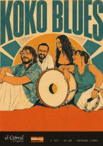 Cartel de Koko Blues en El Corral de las Cigüeñas